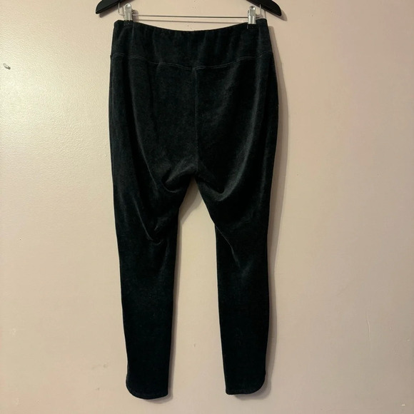 Talbots  Women's Pull On Pants VN5301 Black Velvet Size L Petite - Picture 2 of 7